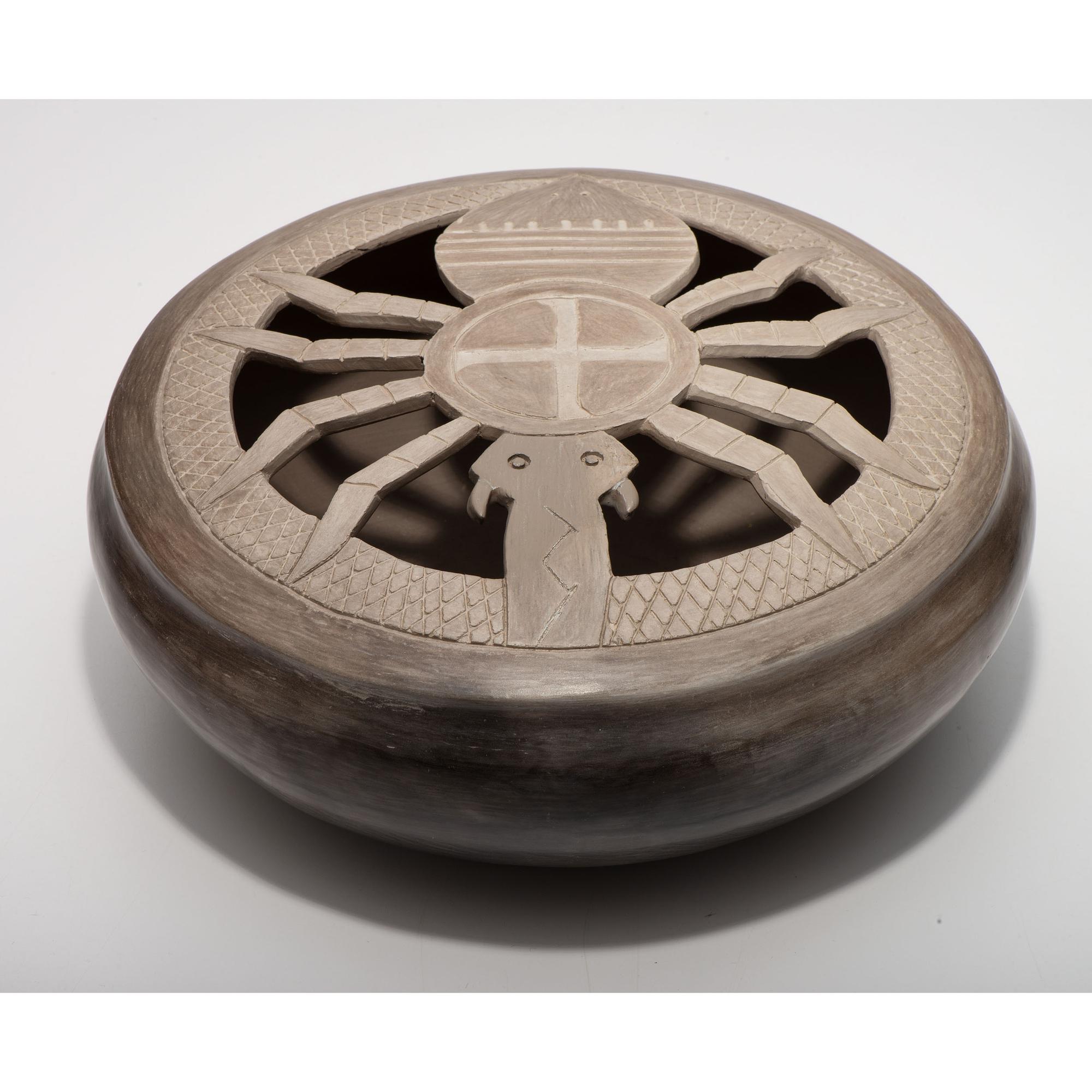 Pottery Bowl, with Spider