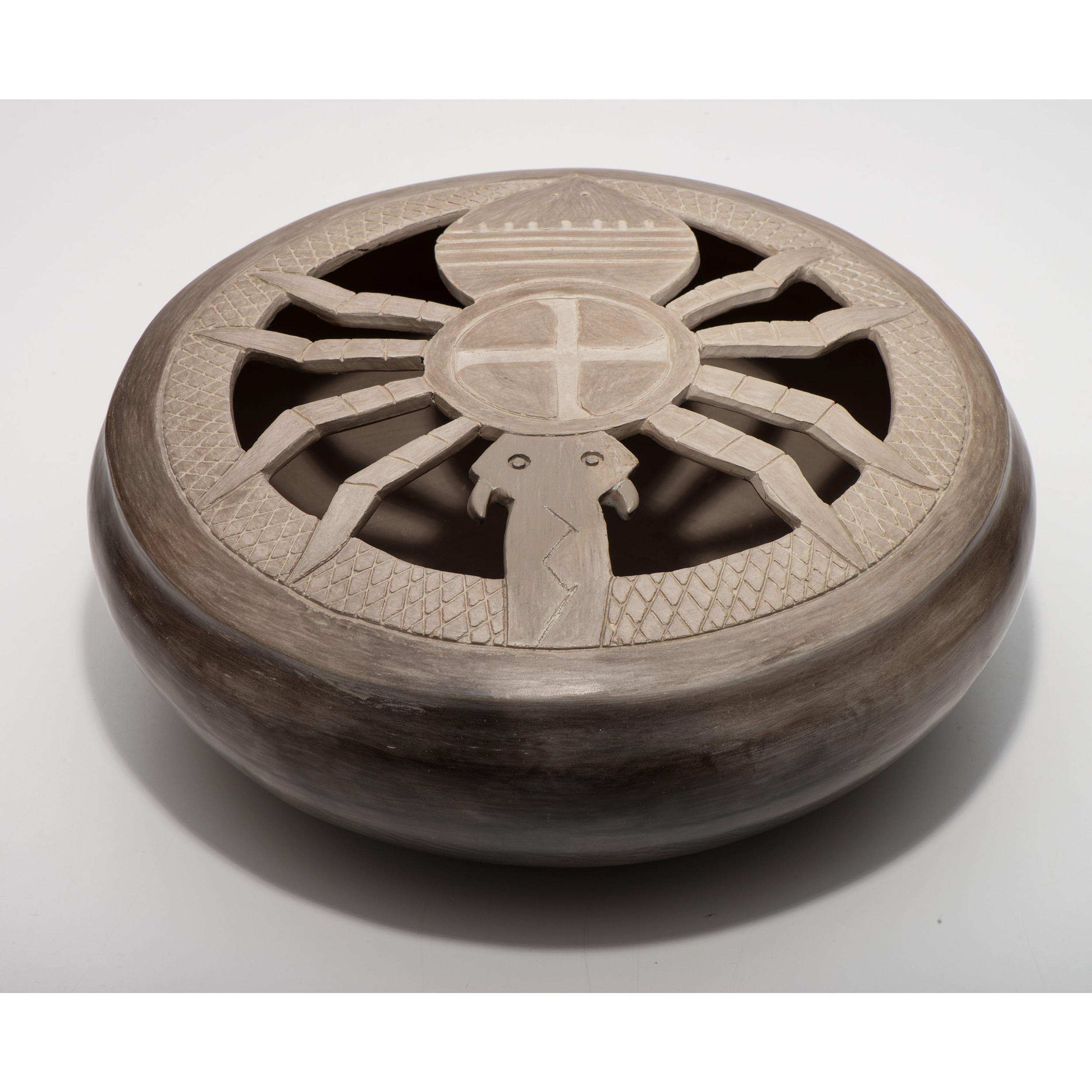 Pottery Bowl, with Spider