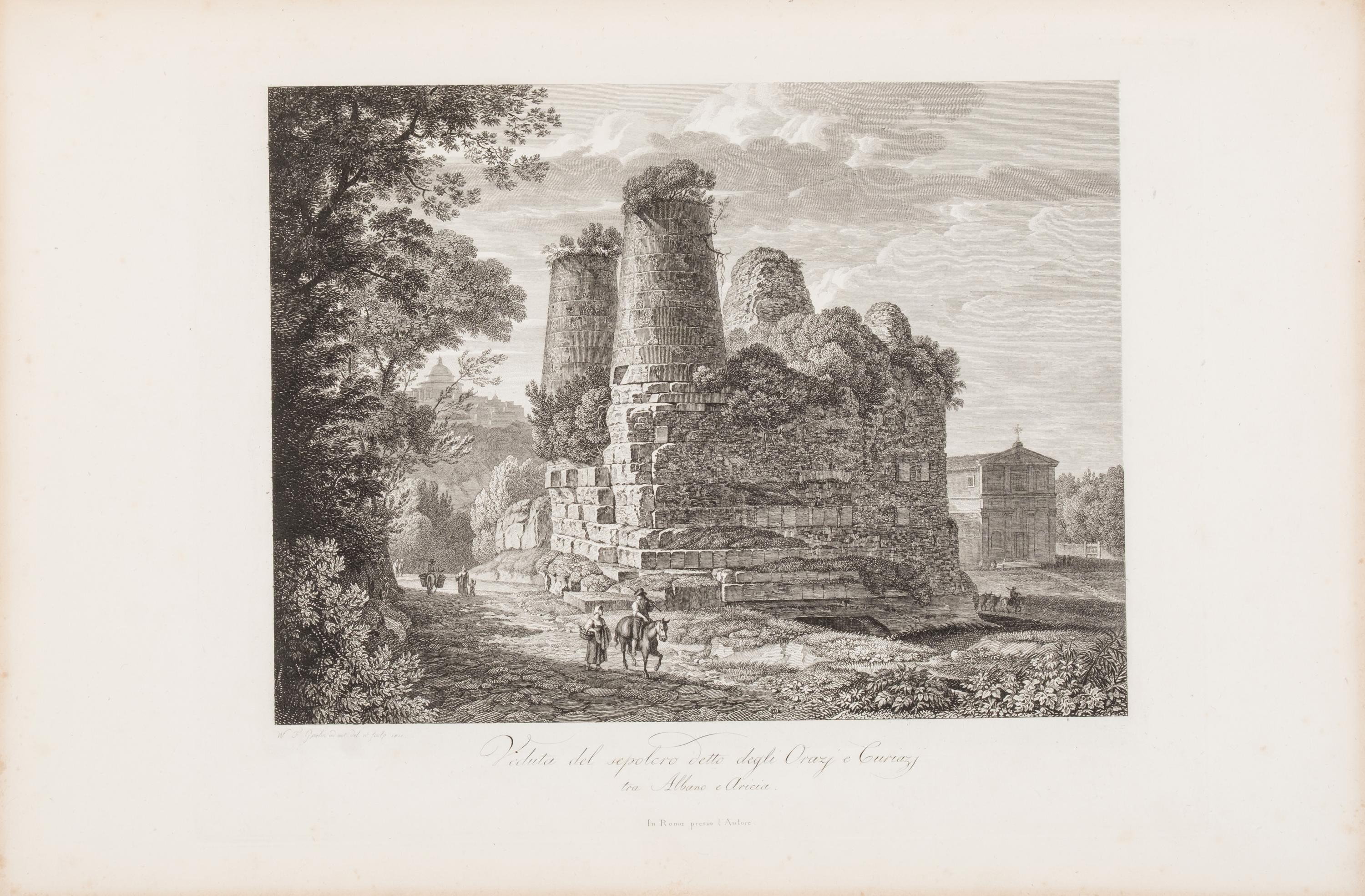 [Prints] Gmelin, Wilhelm Friedrich. ( Dissertazioni di Tivoli e di Albano in dodici Tavole )