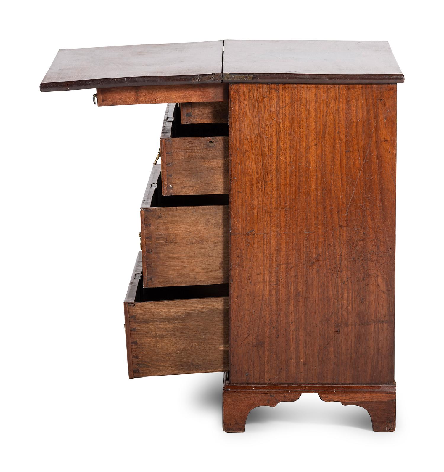 An English Mahogany Bachelor's Chest
