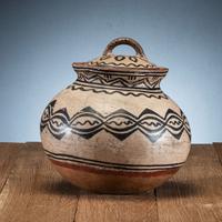 Tesuque Lidded Pottery Jar