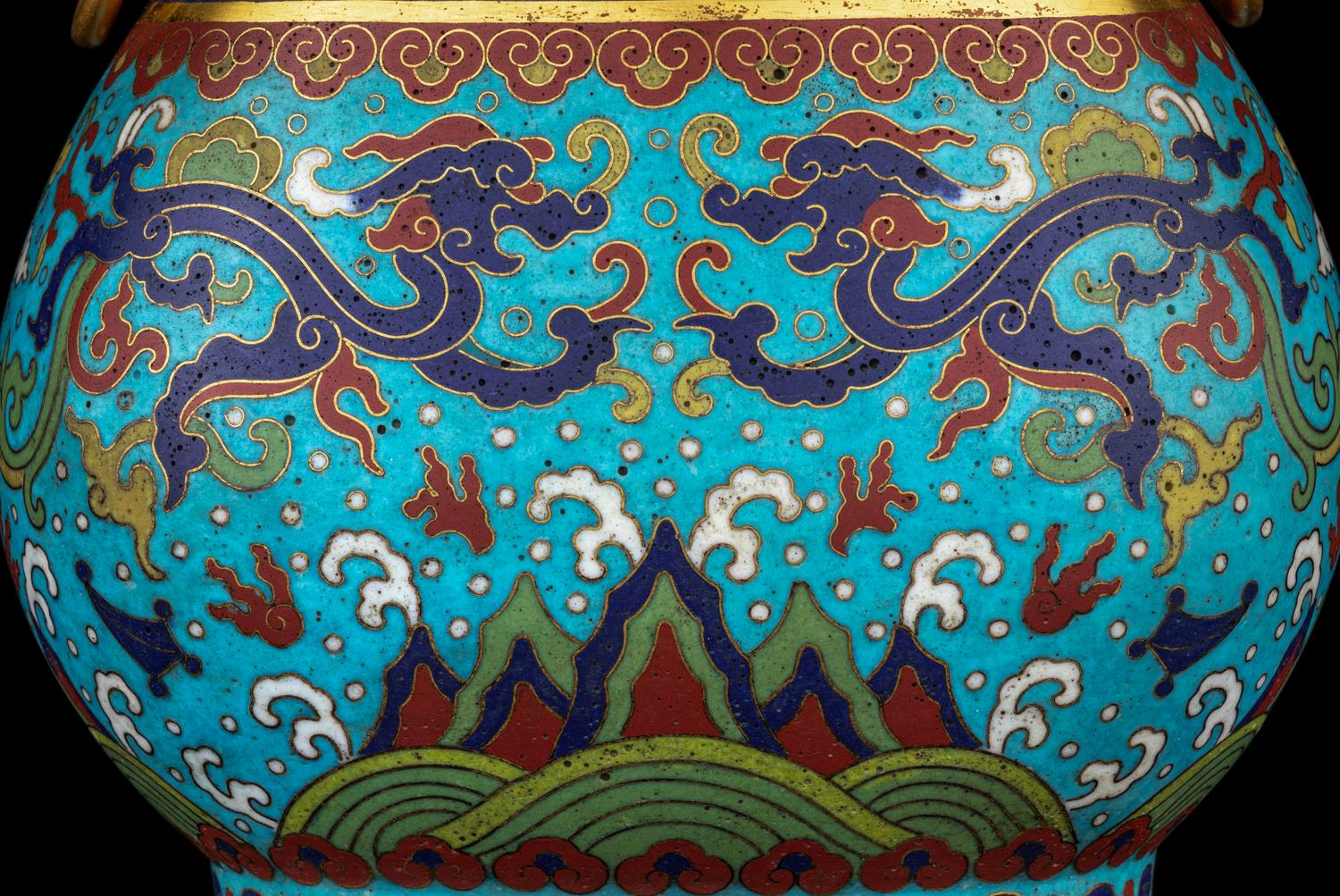 A Cloisonné Enamel Vase