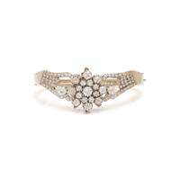 CONVERTIBLE WHITE GOLD AND DIAMOND BANGLE BRACELET
