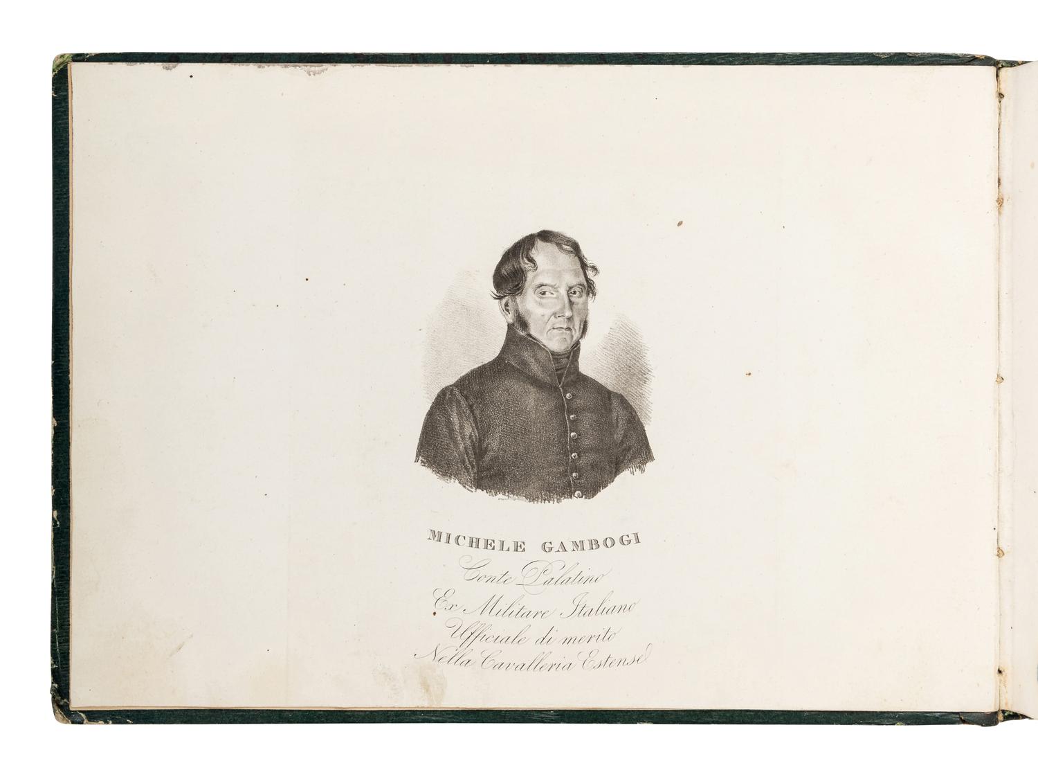 GAMBOGI, Michele, Count. Trattato Sulla Scherma Opera . Milan: Raniere Fanfani, 1837.