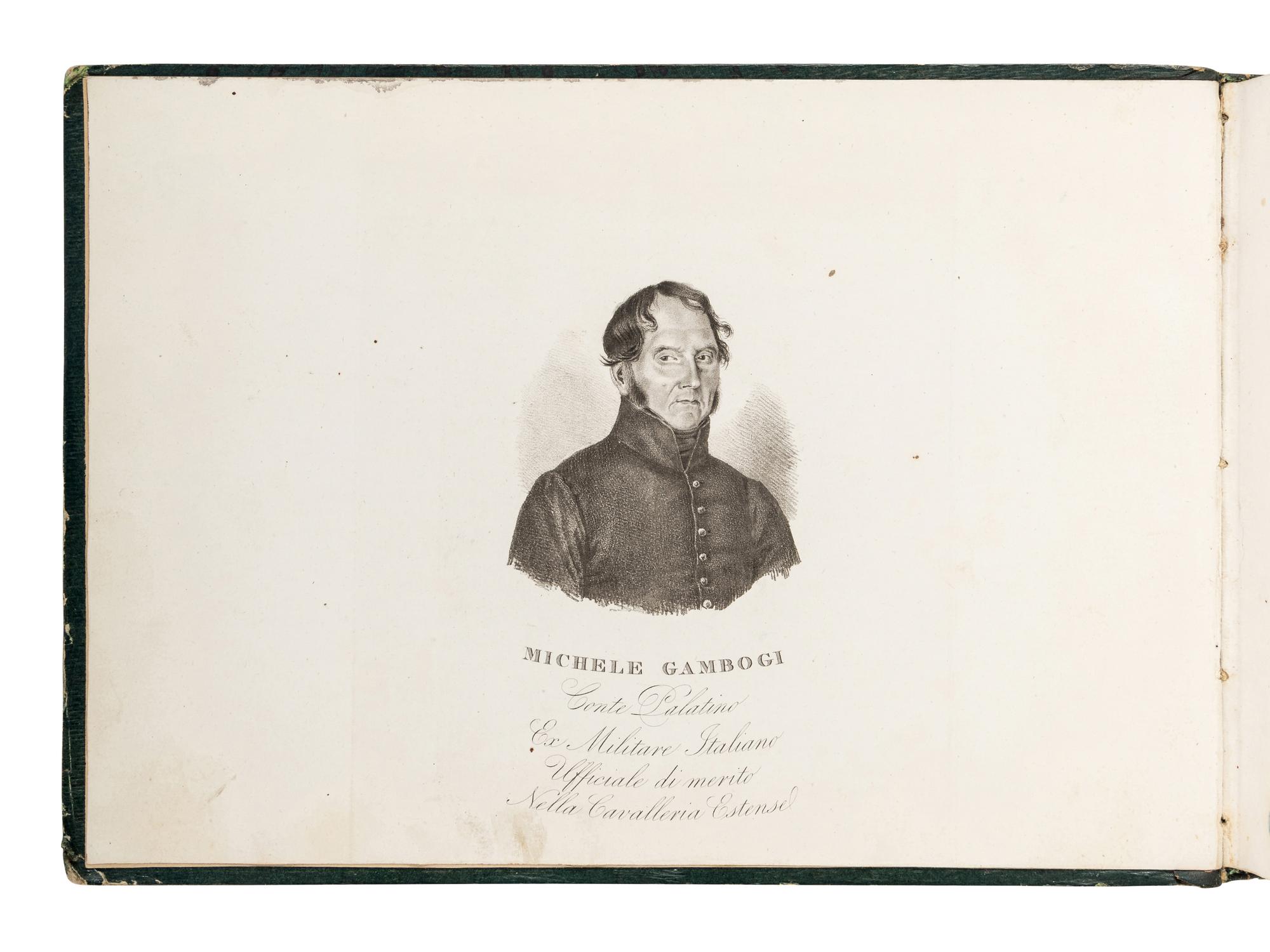 GAMBOGI, Michele, Count. Trattato Sulla Scherma Opera . Milan: Raniere Fanfani, 1837.