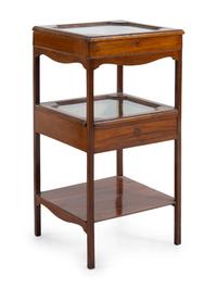 An English Mahogany Étagère