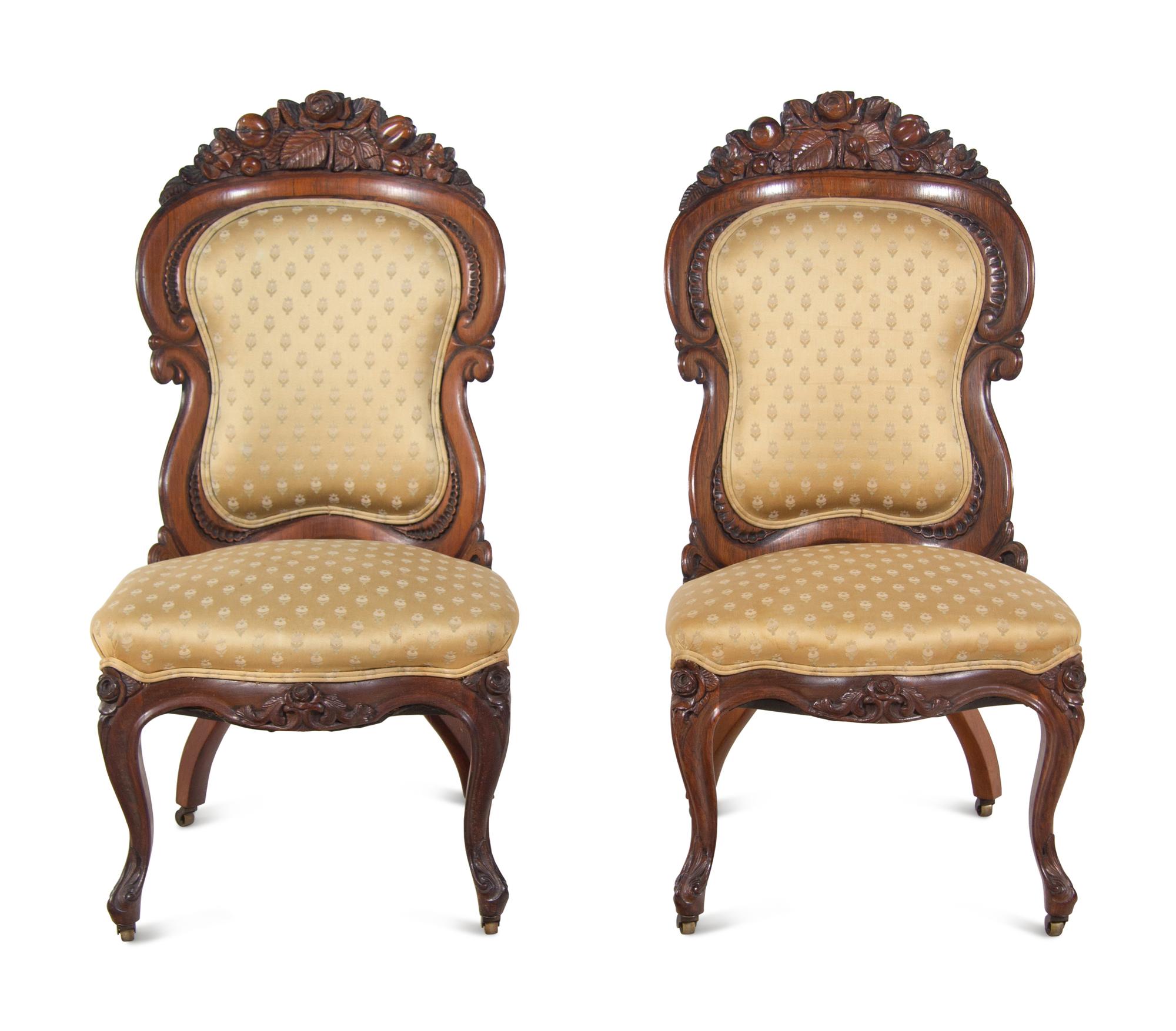 A Four-Piece Seating Suite by John Henry Belter