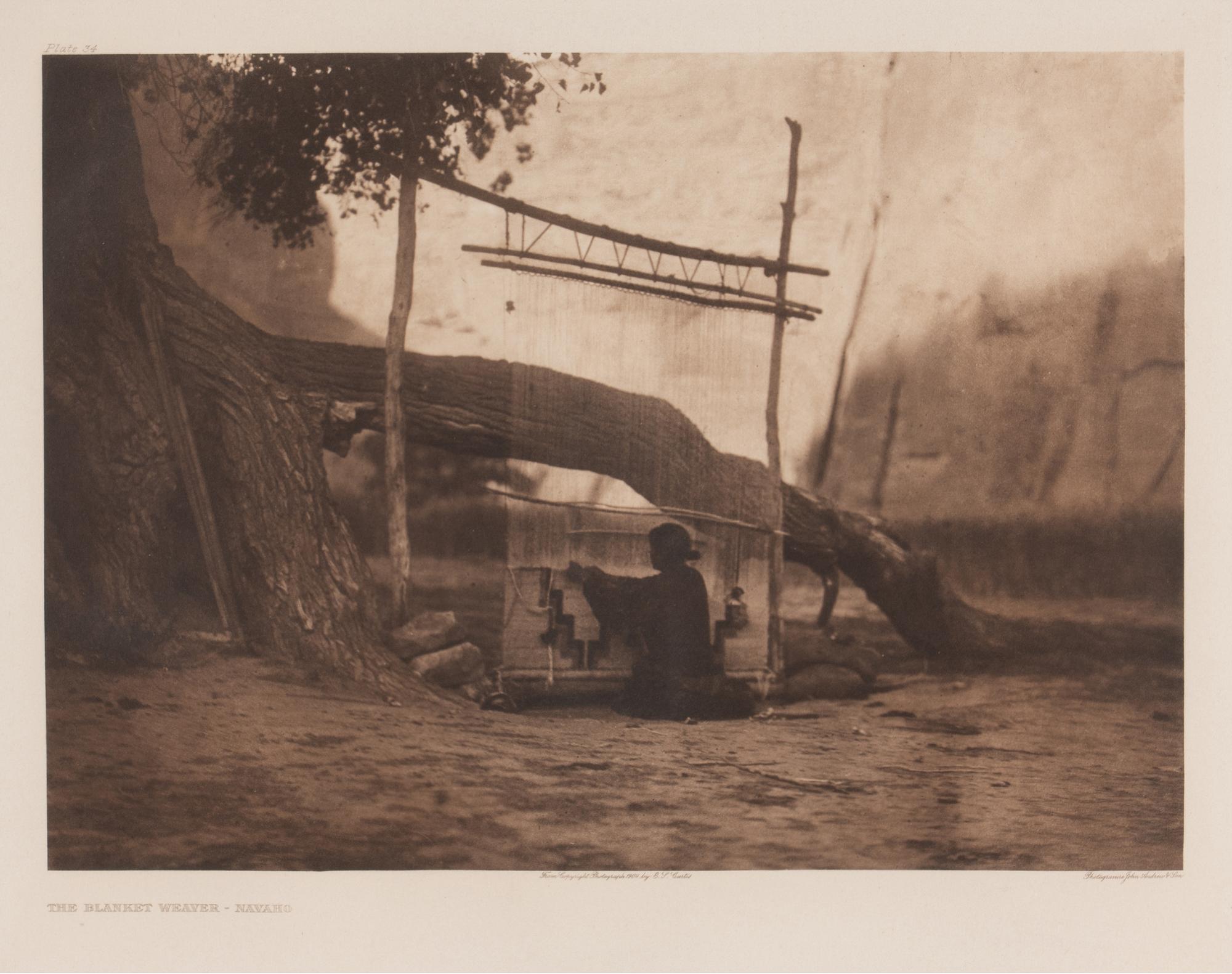 The Blanket Weaver - Navaho , Plate 34