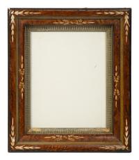 A Collection of Seven Painted and Faux-Tortoise Frames — EARLY 20TH CENTURY