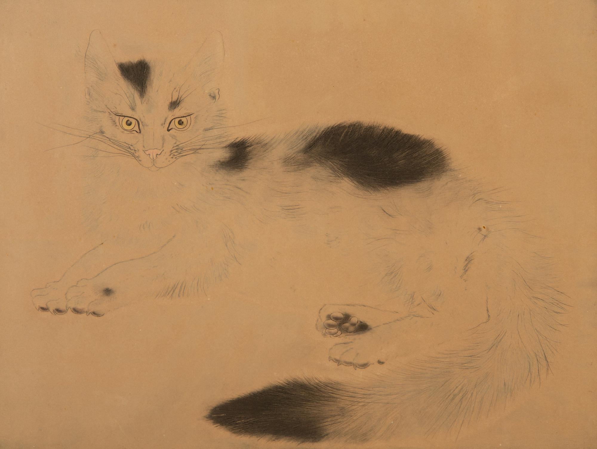 Chat Couché (from Les Chats ) [Buisson, C30.136.G] — Circa 1930
