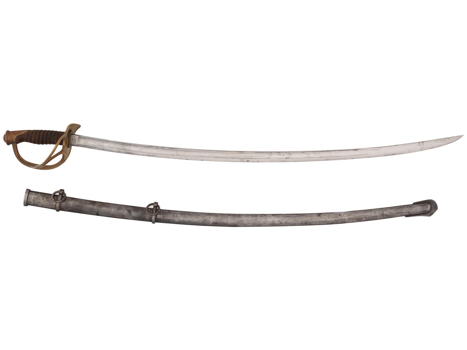 [CIVIL WAR]. A collection of items identified to General James Lyman Van Buren, incl. US Model 1860 Light Cavalry saber, buff saber belt, shoulder straps, insignia, and photographs.