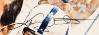 A Group of Johnny Unitas and Bart Starr Signed Autograph Photographs (Beckett Authentication Services Letters),