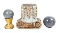 A Group of Decorative Articles Height of first 9 inches.