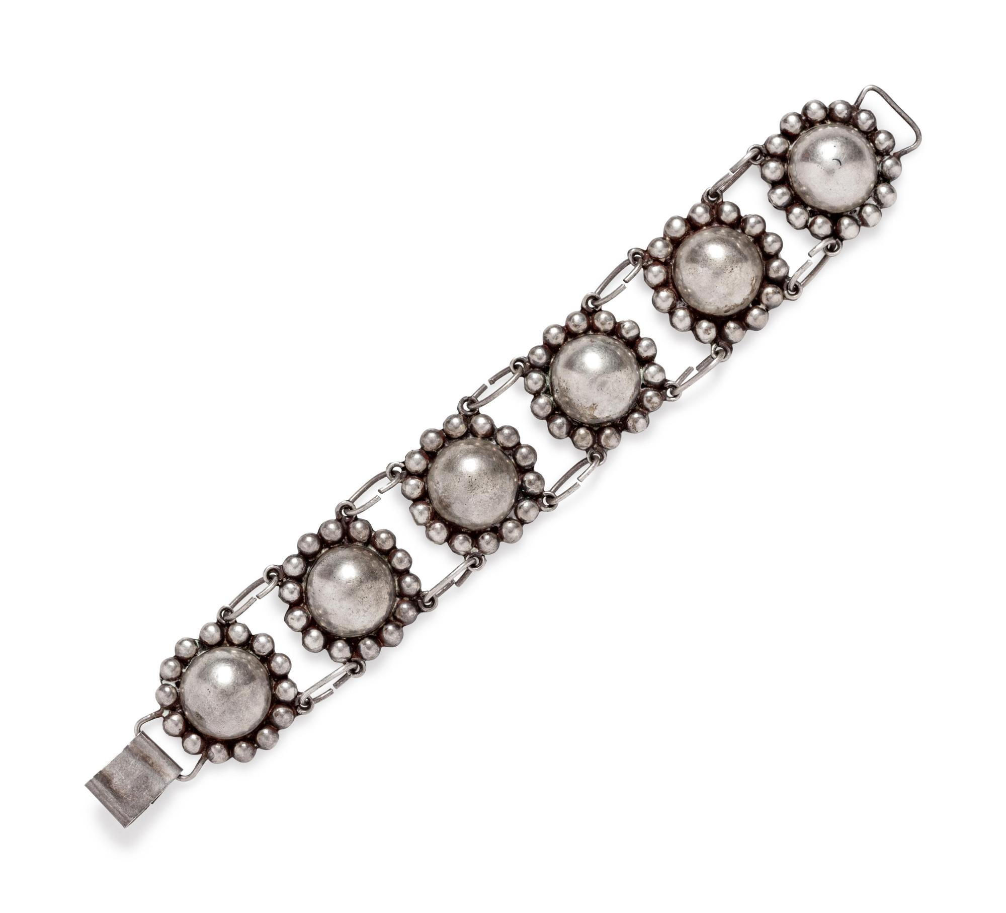 A Silver Bracelet, Mexican,