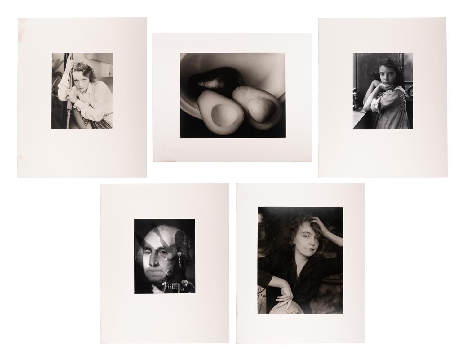 A group of five photographs (from Twenty-Five Photographs printed by George Tice with labels signed by George Tice and Joanna Steichen)