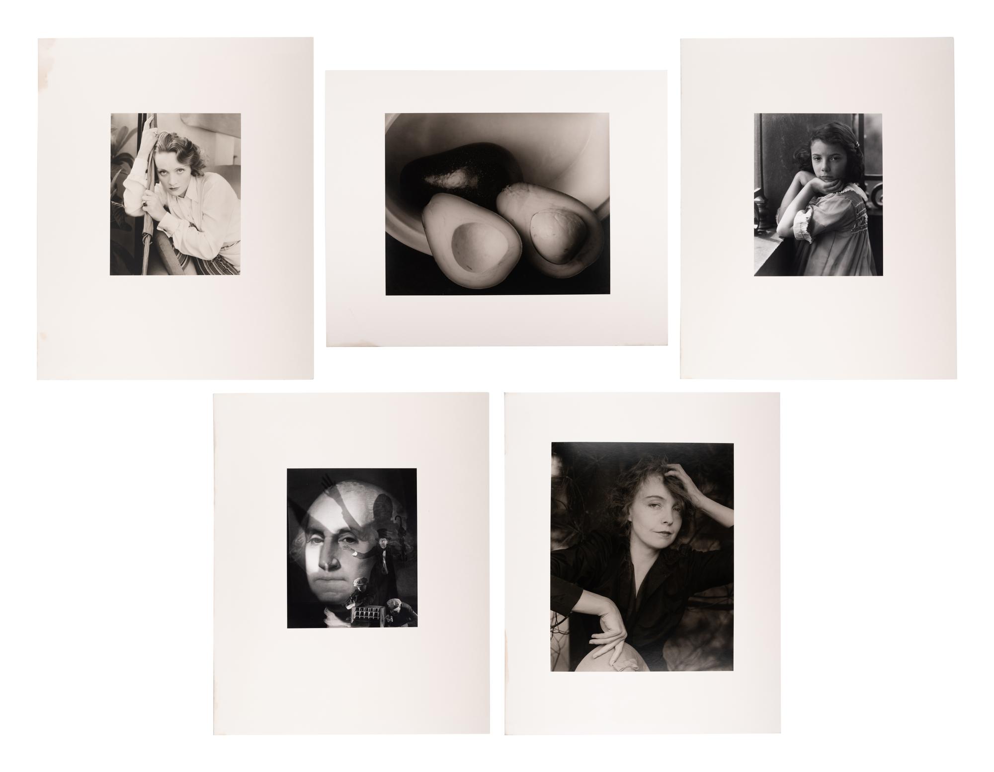 A group of five photographs (from Twenty-Five Photographs printed by George Tice with labels signed by George Tice and Joanna Steichen)