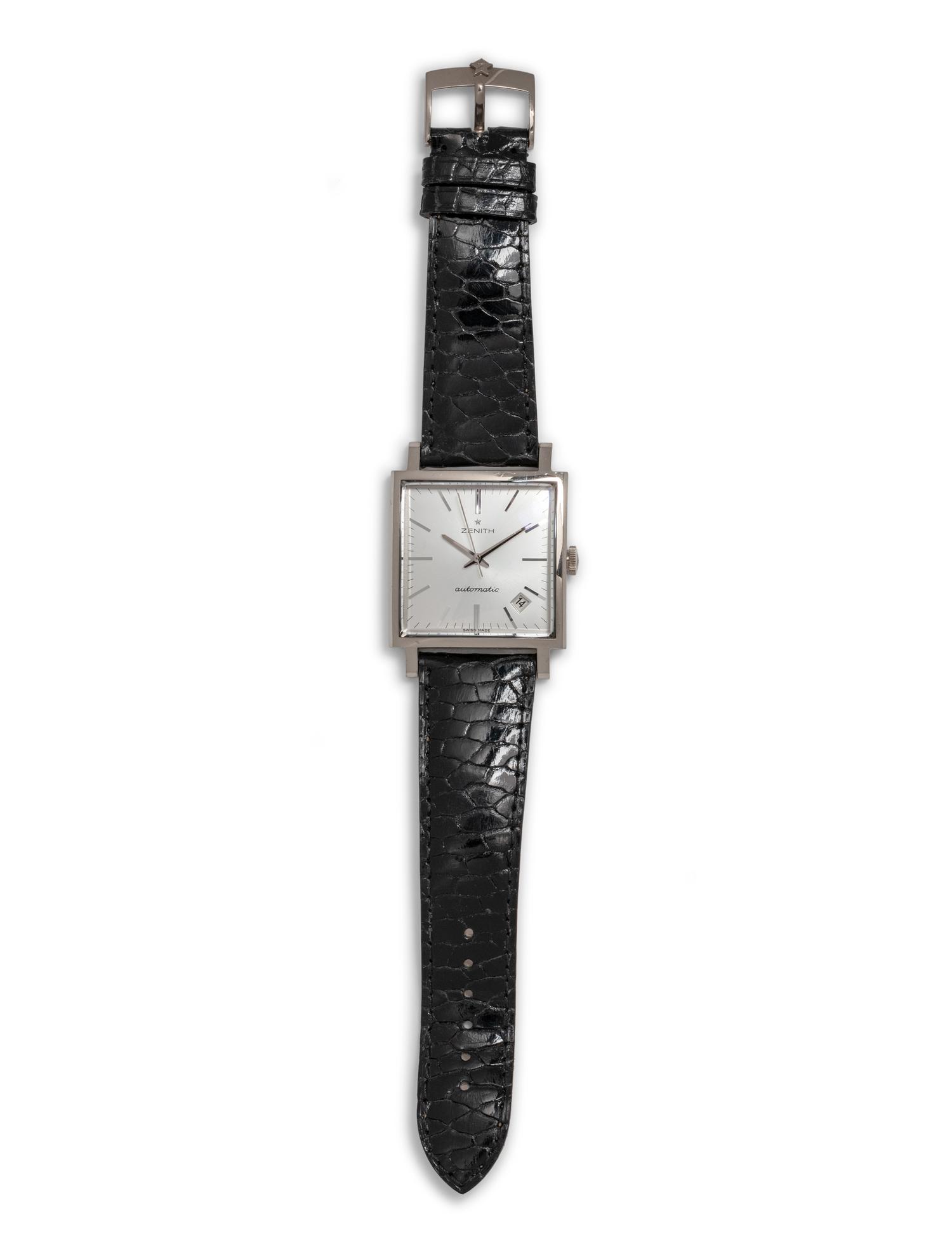 ZENITH, 18K WHITE GOLD WRISTWATCH
