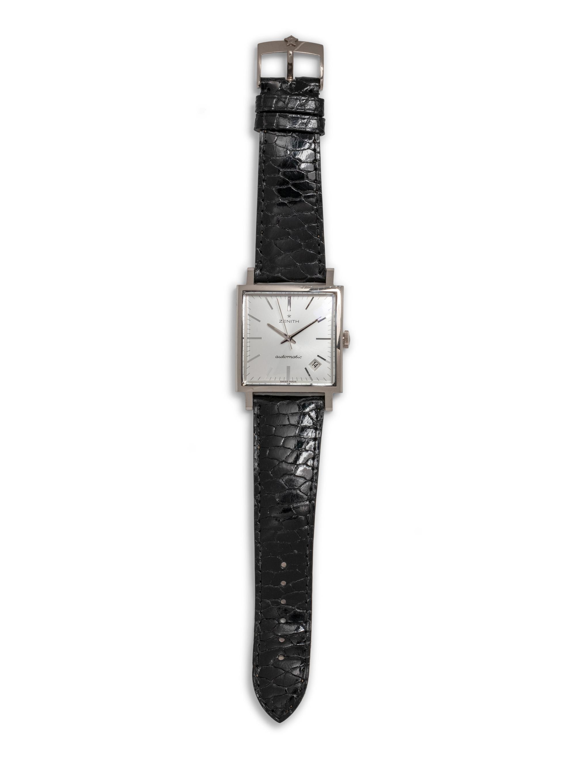 ZENITH, 18K WHITE GOLD WRISTWATCH