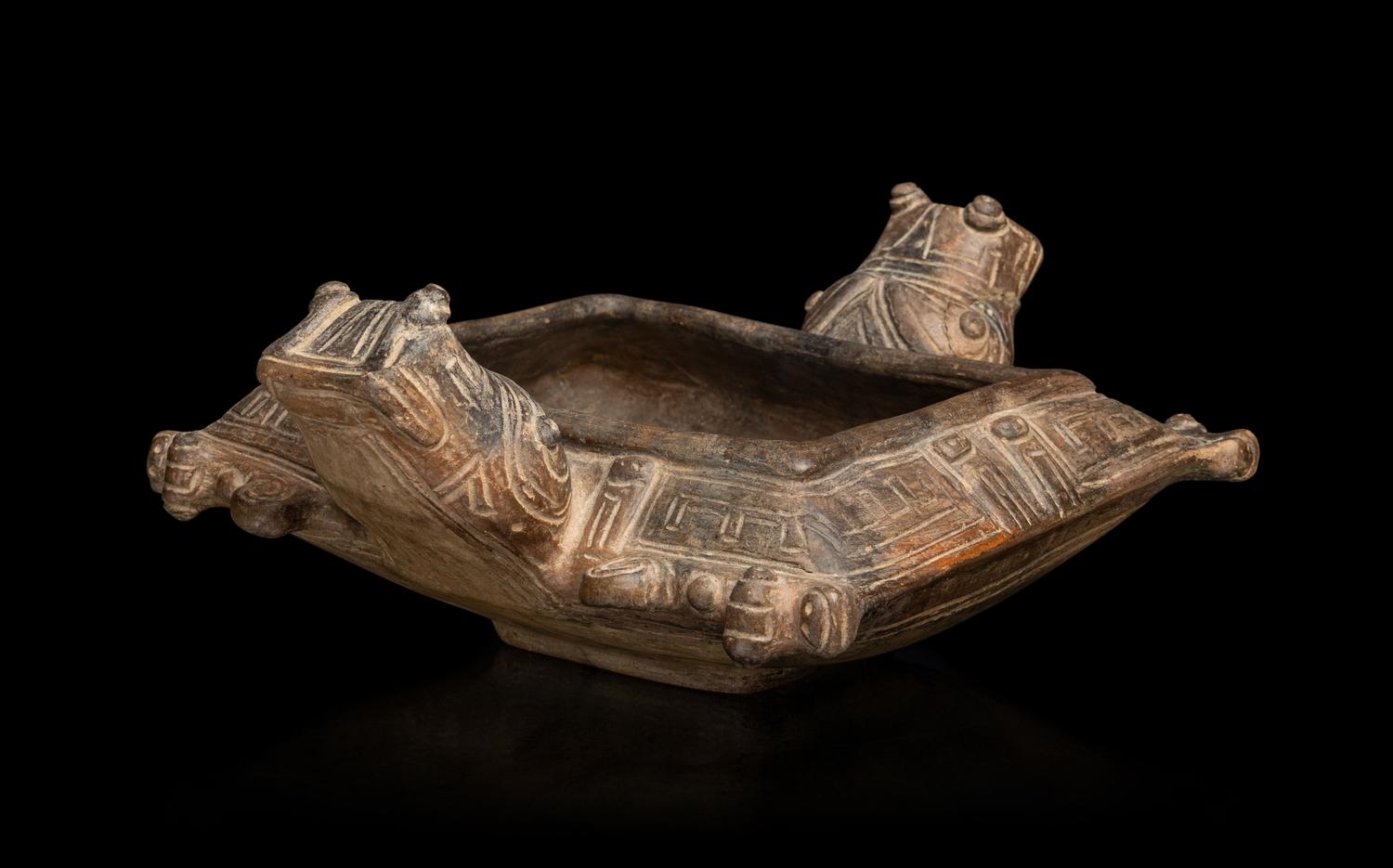 A Tairona Janus Vessel with Zoomorphic Figures