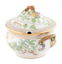 A Royal Copenhagen Flora Danica Porcelain Covered Tureen