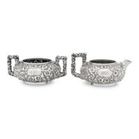 An American Silver Cream and Sugar Set