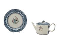 Thirty-Six Chinese Export Armorial Dinner Plates
