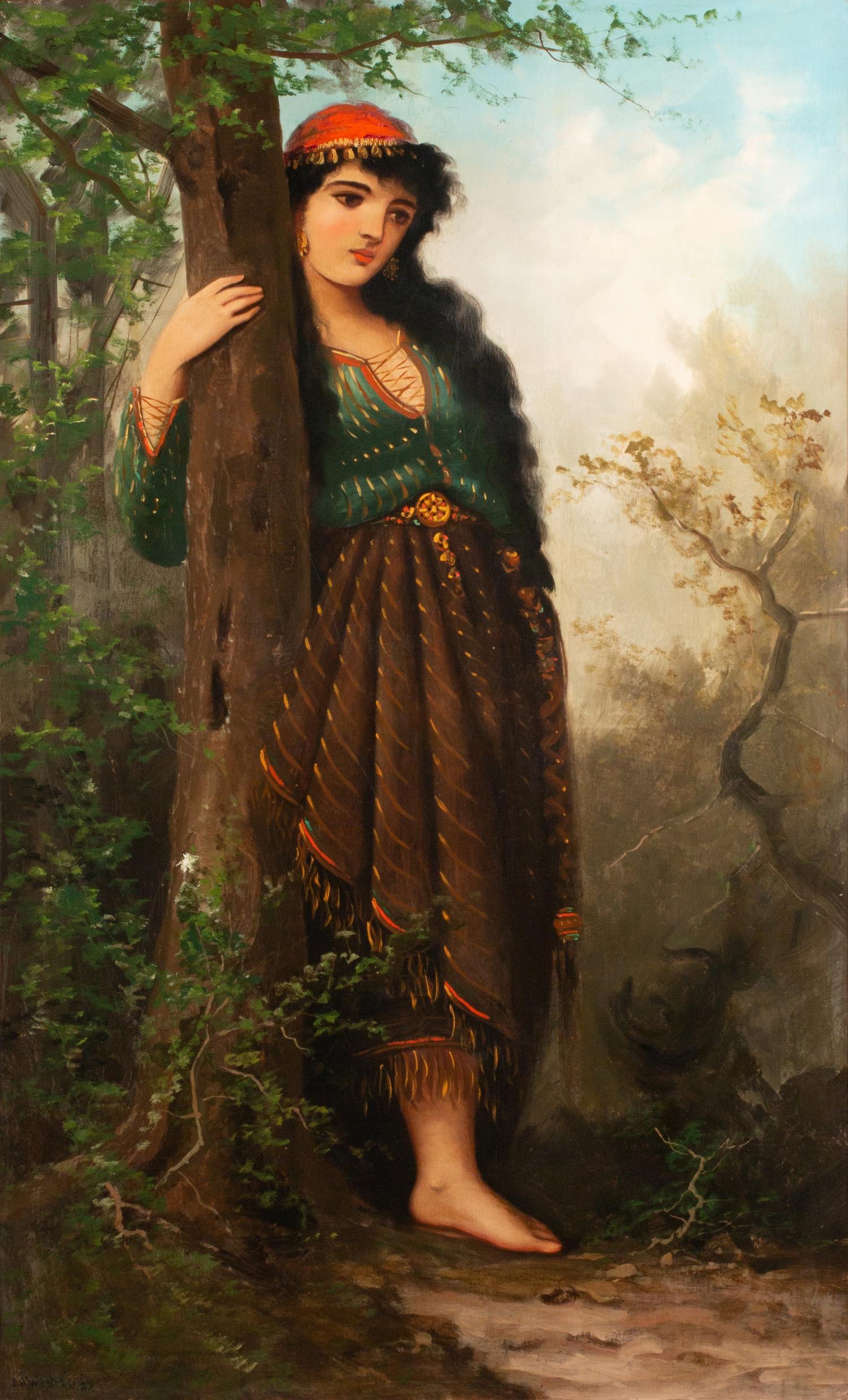 Beauty by a Tree