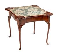 A George II Mahogany Concertina-Action Games Table — 18TH CENTURY