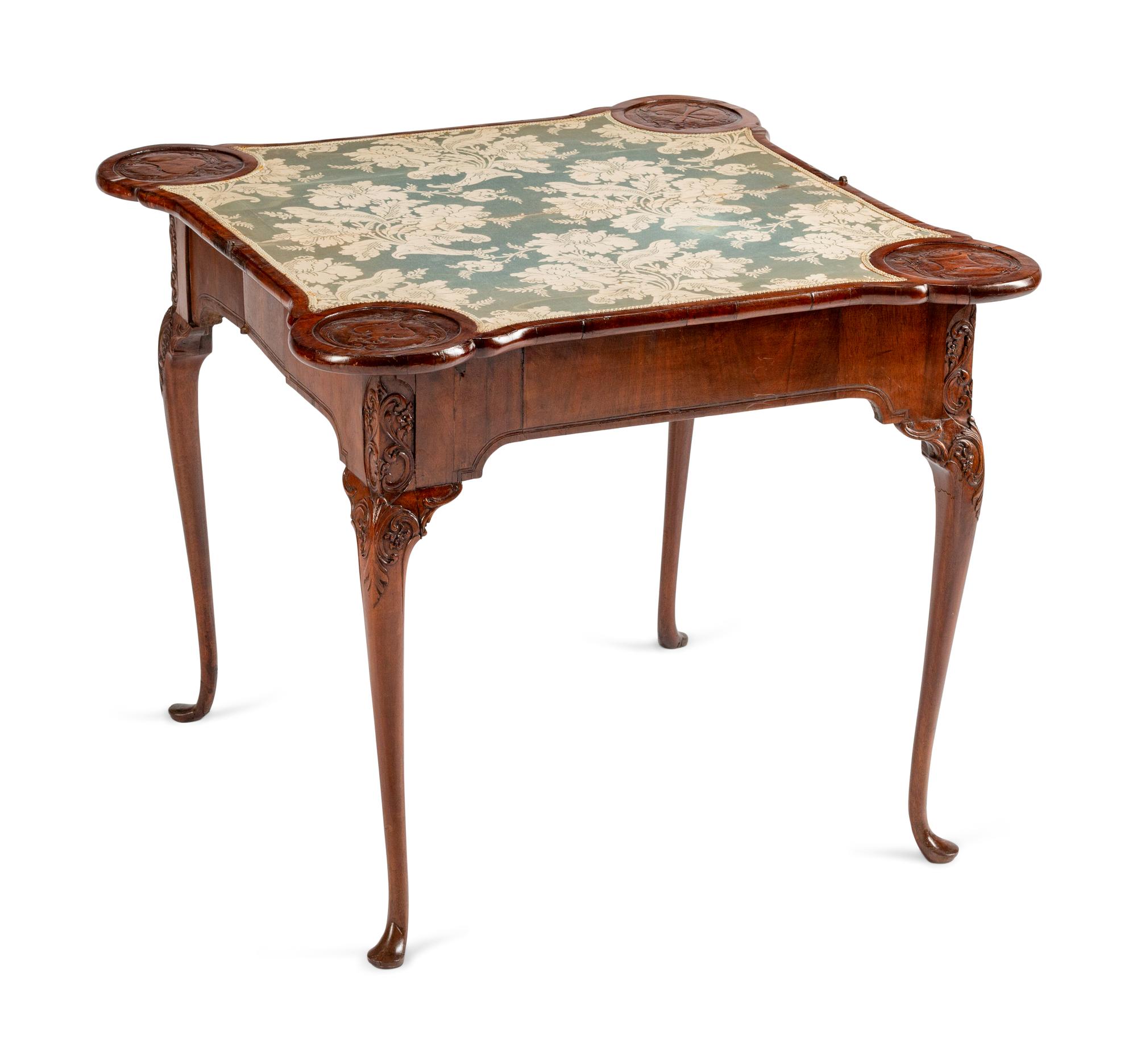 A George II Mahogany Concertina-Action Games Table — 18TH CENTURY
