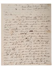 [US NAVY]. TATTNALL, Commodore Josiah (1795-1871). Correspondence from Josiah Tattnall III to his longtime friend Commodore Hiram Paulding, 1830s-1850s. [ With: ] Paulding's manuscript account of their friendship.