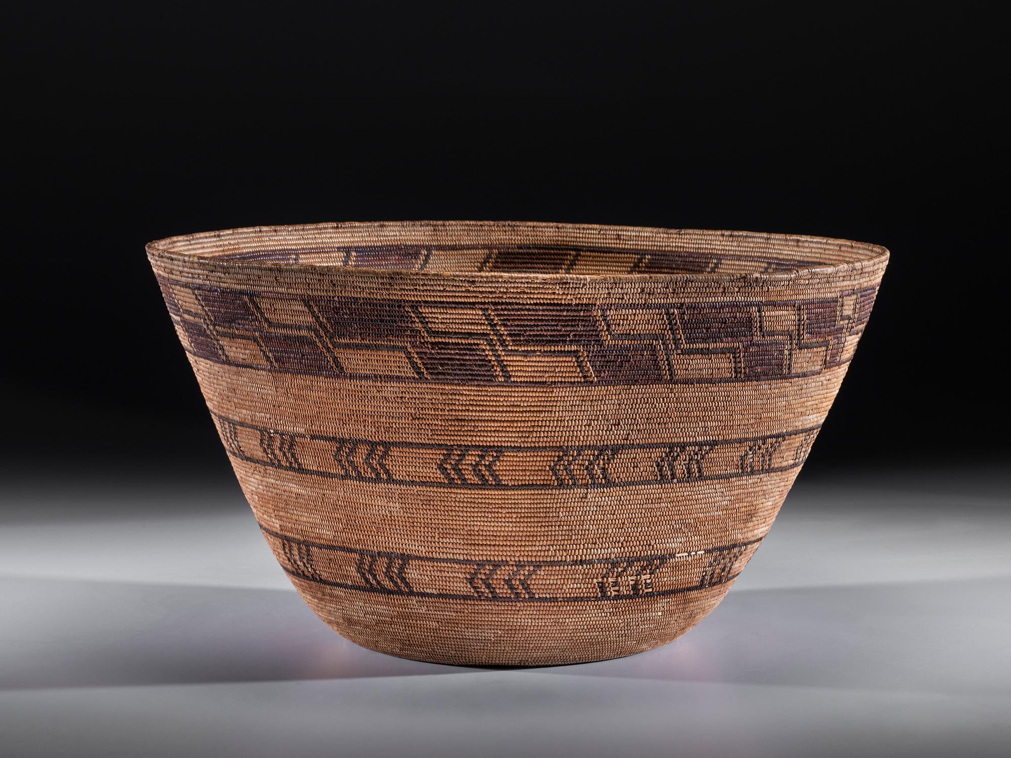 Yokut Polychrome Storage Basket