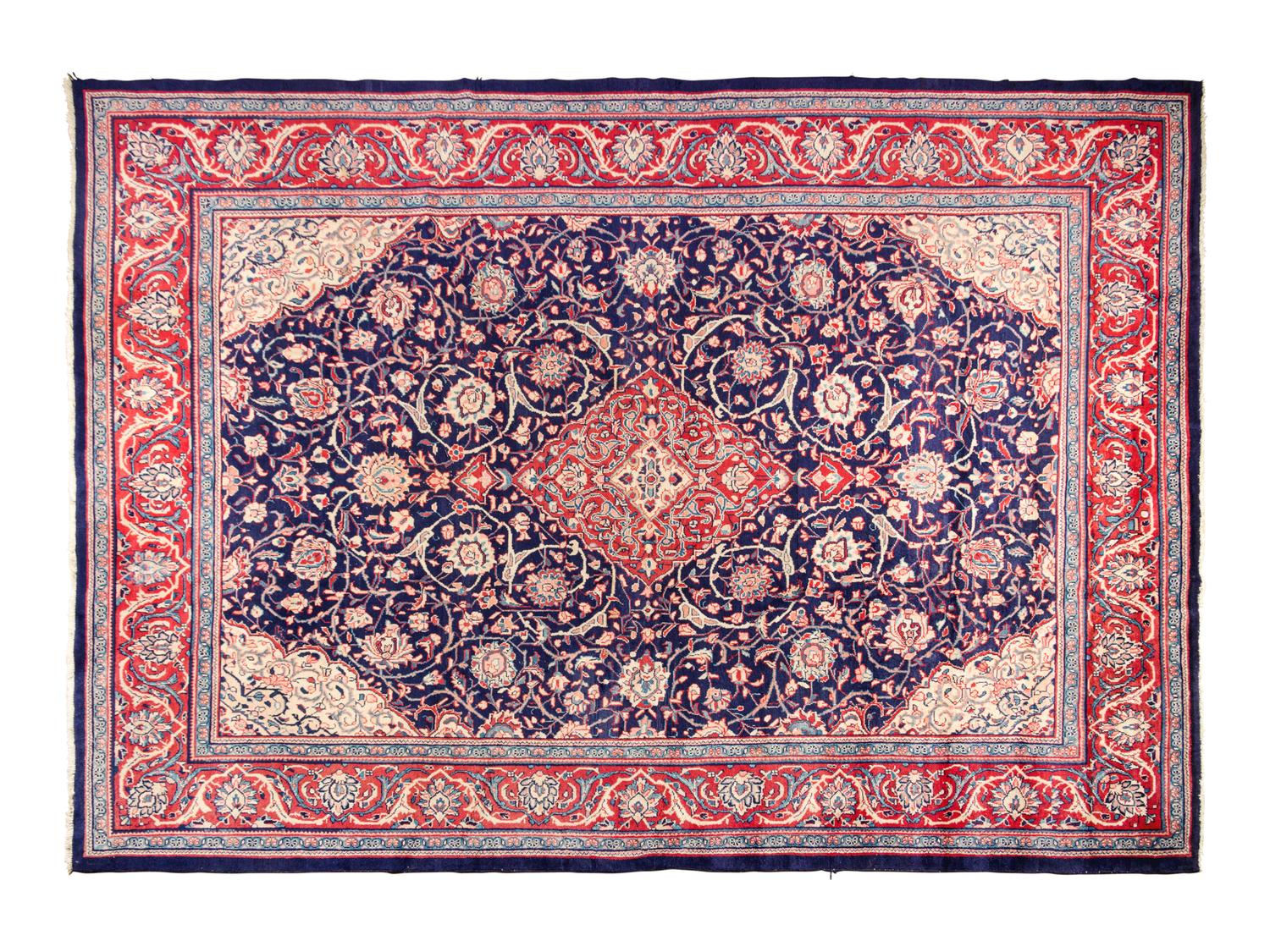 A Hamadan Wool Rug