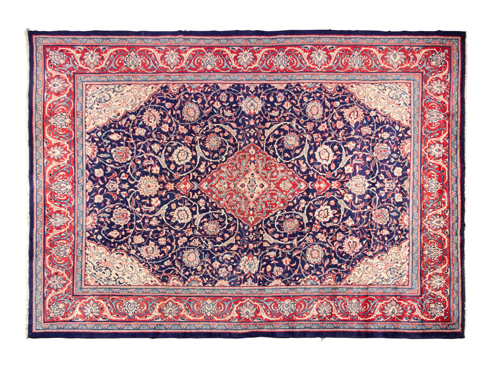 A Hamadan Wool Rug