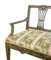 An Italian Painted Settee