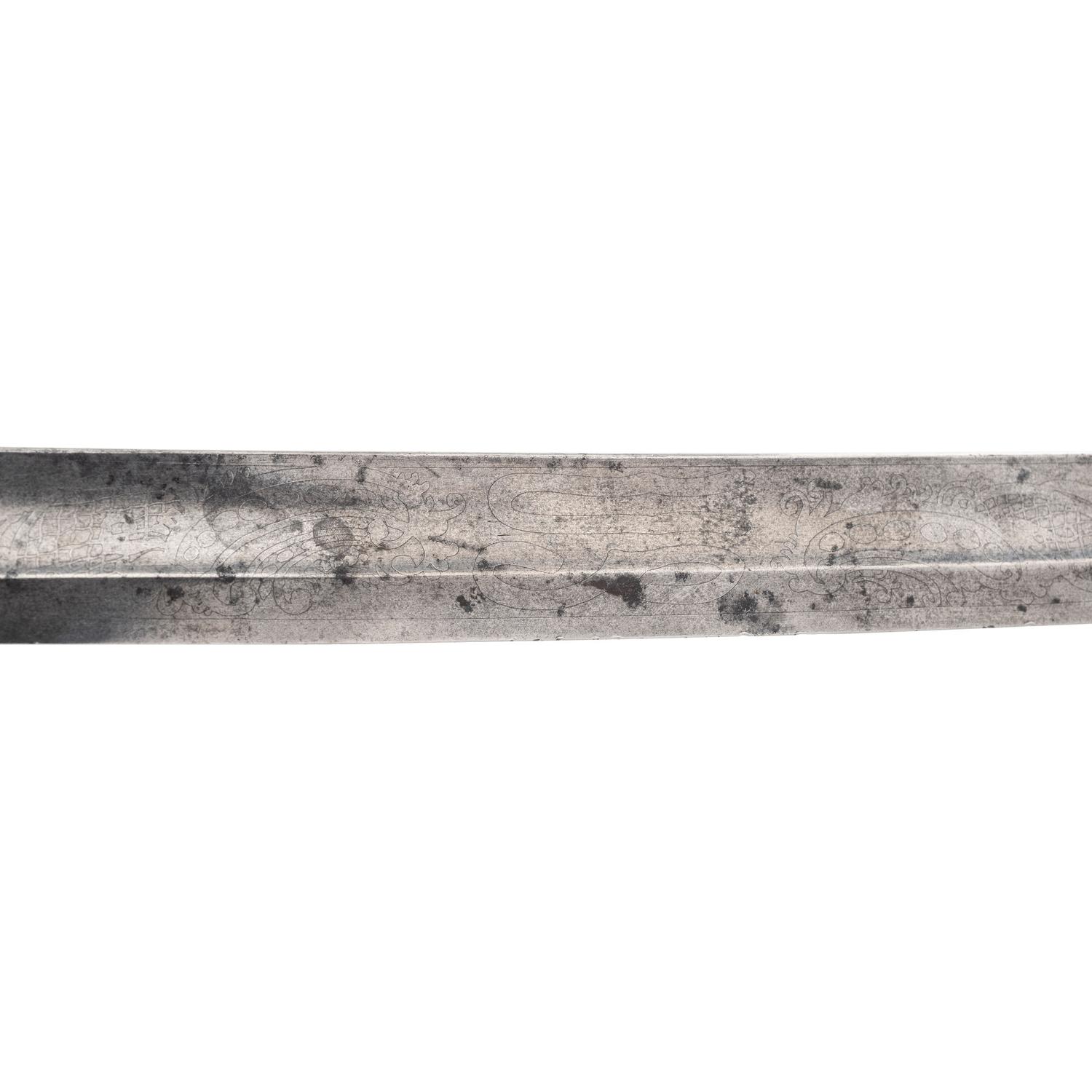 Unmarked 1850 Foot Officers Sword Presented to Lt. Joseph Spaulding, 19th Maine Infantry who Fought near the High Water Mark at Gettysburg
