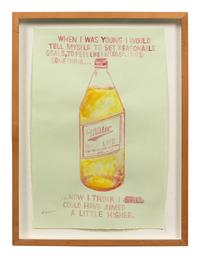 Untitled (I had a wonderful childhood ), 2006, Untitled (sometimes I wonder...), 2005 , and Untitled (Miller A little higher) , 2006 (a group of three works)