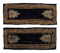 [CIVIL WAR]. Lieutenant colonel of staff shoulder straps.