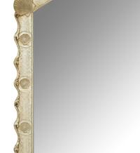 A Contemporary Grotto Style Silvered Wood Mirror