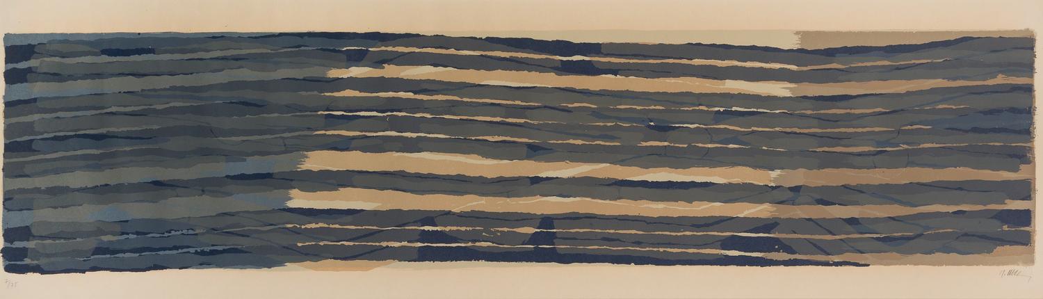 Raoul Ubac, (Belgian, 1910-1985), Untitled (Horizontal Bands)