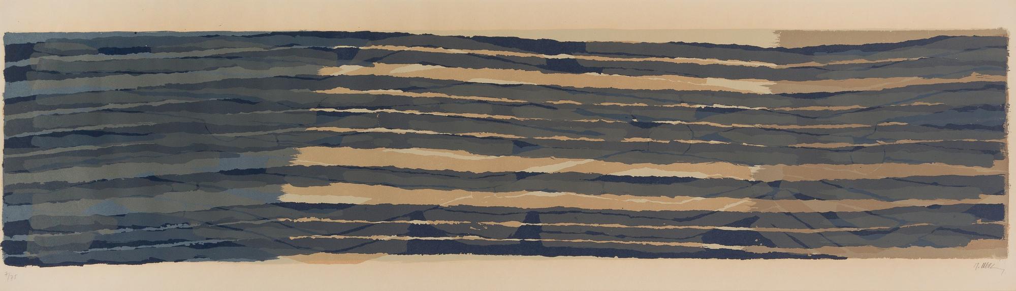Raoul Ubac, (Belgian, 1910-1985), Untitled (Horizontal Bands)