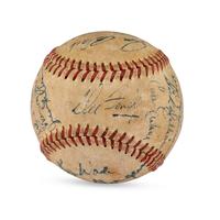 A 1952 Brooklyn Dodgers Team Signed Autograph Baseball