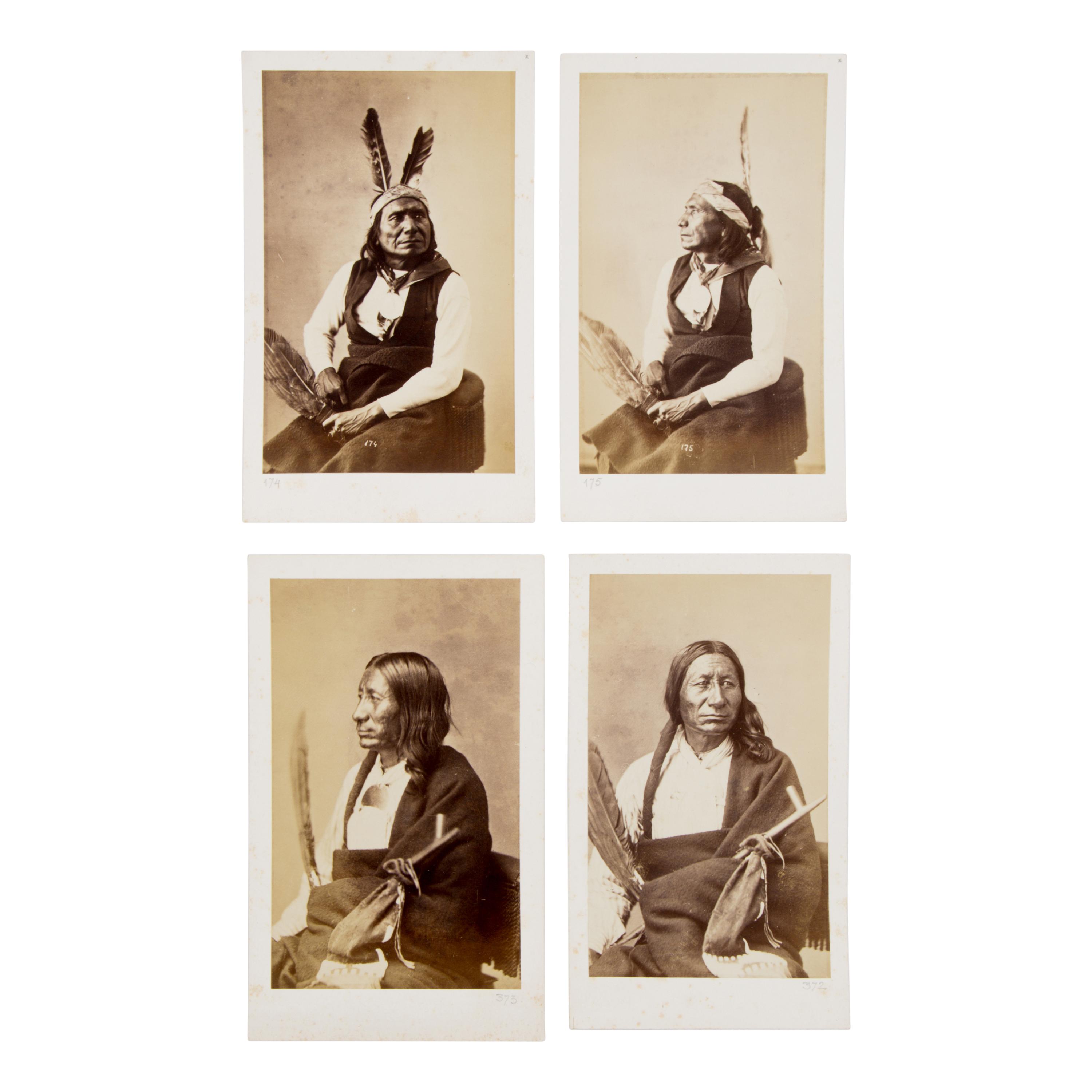 Alexander Gardner (Scottish-American, 1821-1882) — Walking Crane and White Eyes, Sioux Leaders, 1872