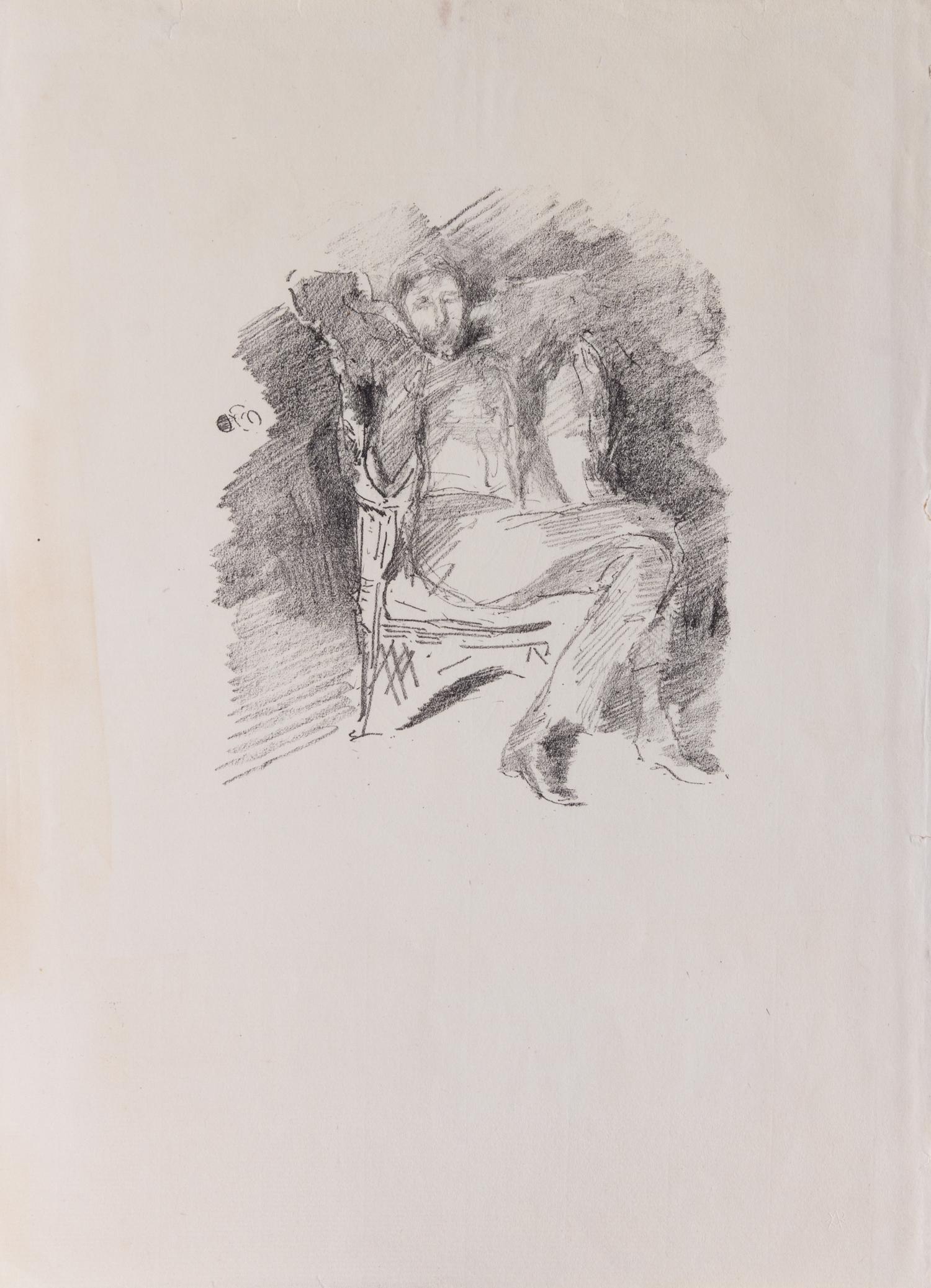 James Abbott McNeill Whistler, (American, 1834-1903), a group of 7 lithographs including Firelight – Joseph Pennell, No. 1, 1896 (3); T