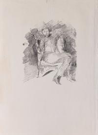 James Abbott McNeill Whistler, (American, 1834-1903), a group of 7 lithographs including Firelight – Joseph Pennell, No. 1, 1896 (3); T