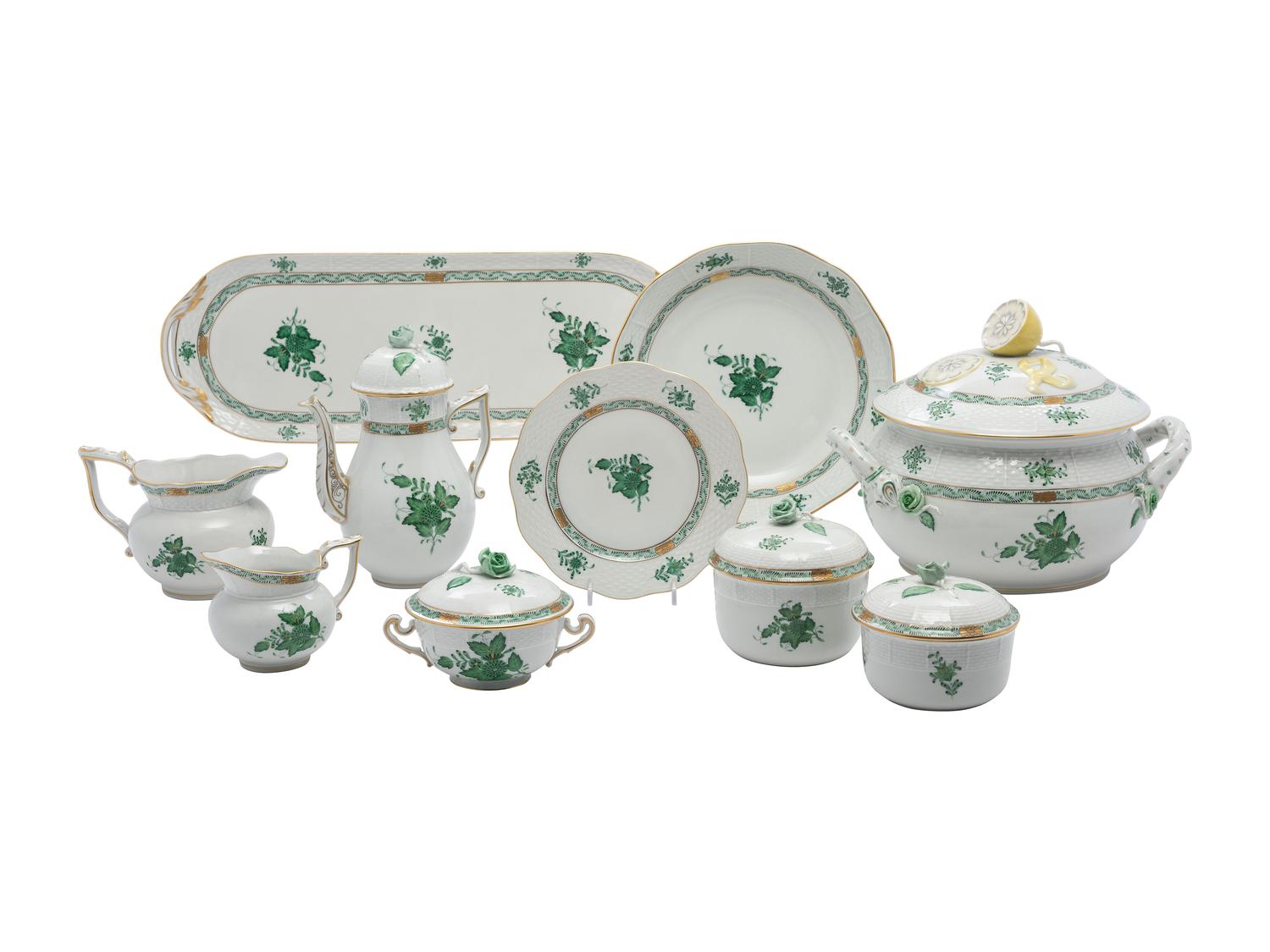 A Herend Porcelain Service