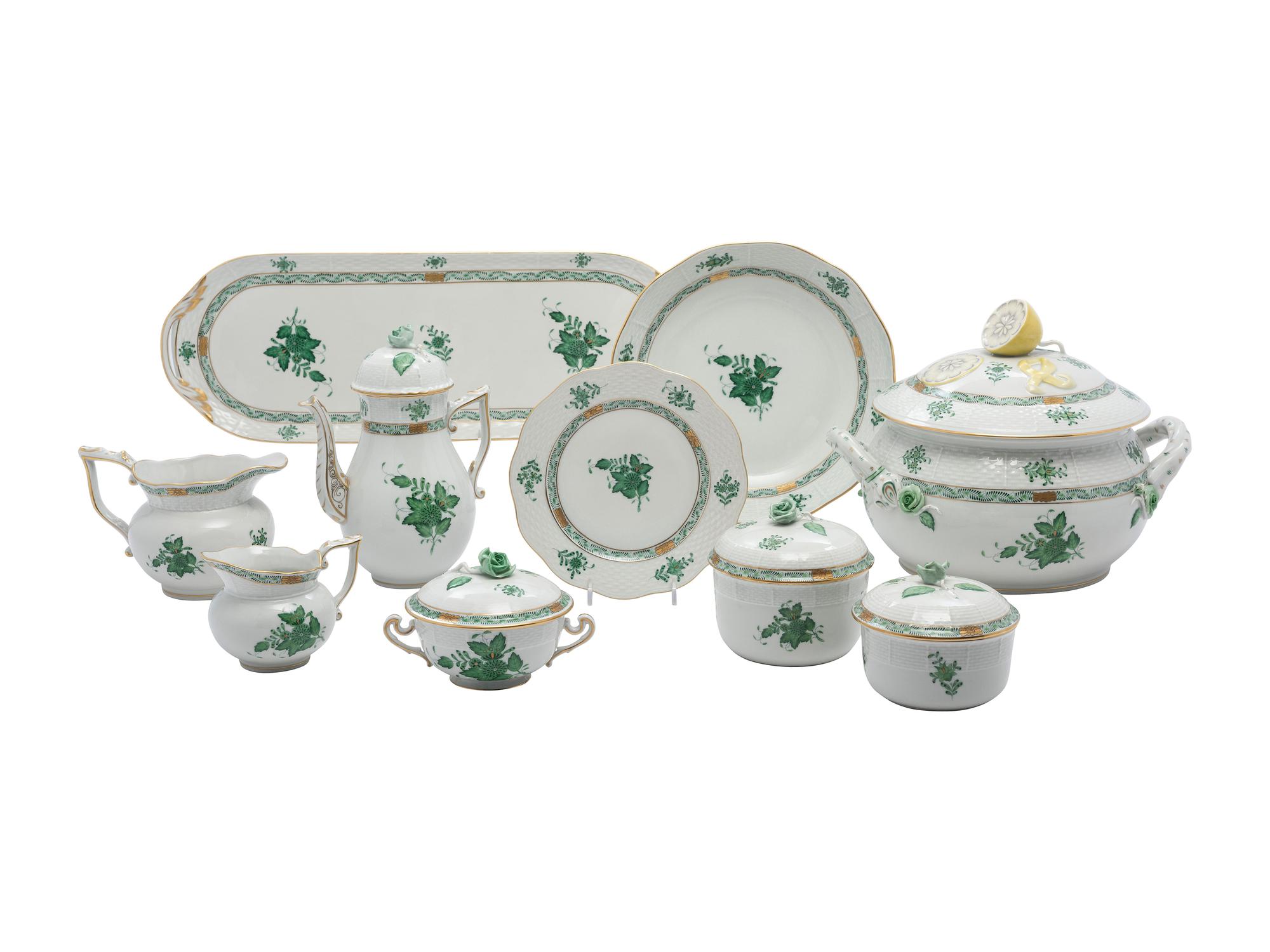 A Herend Porcelain Service
