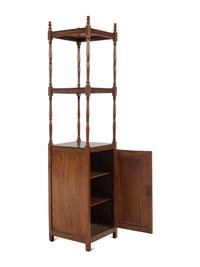 An English Mahogany Étagère