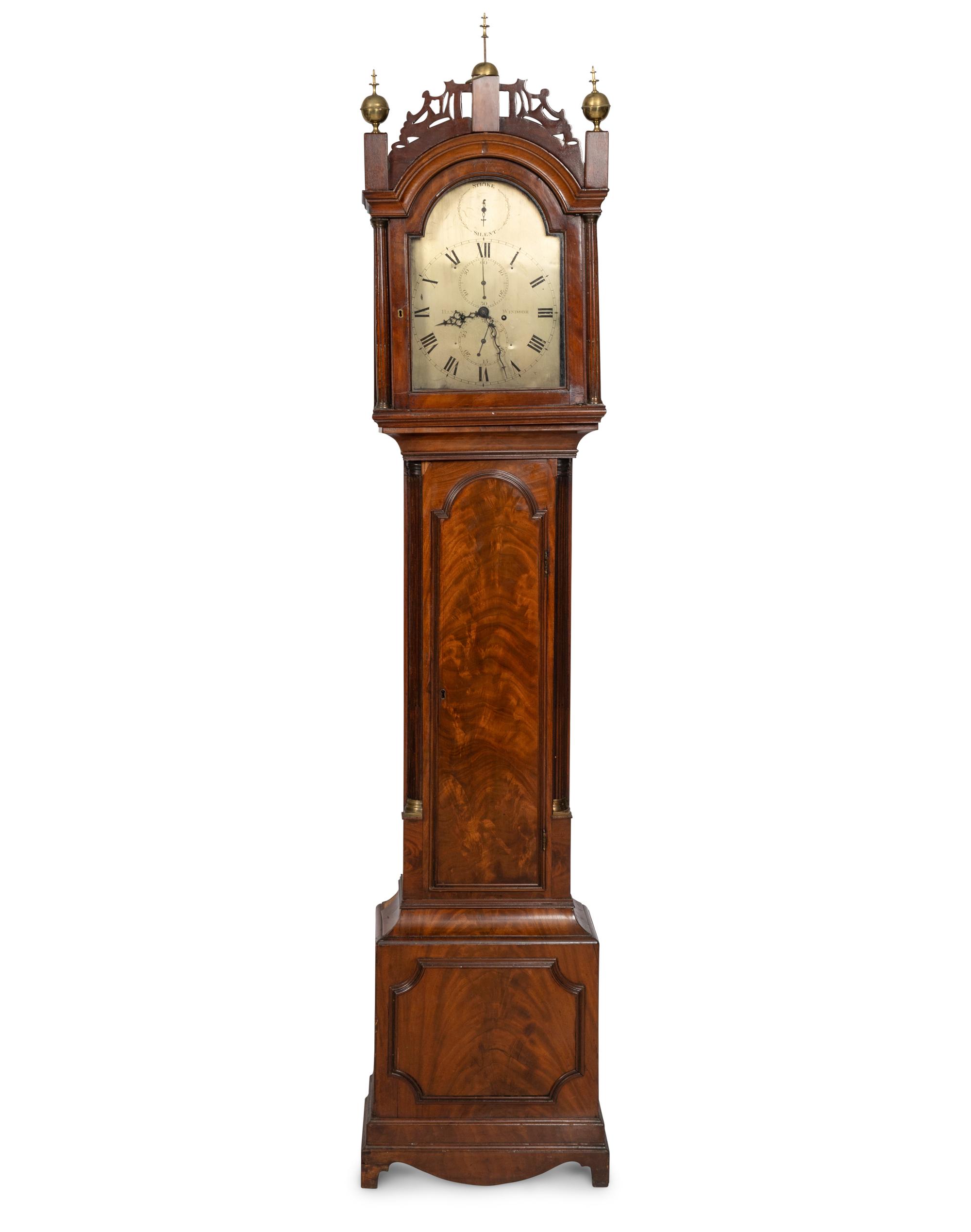 An English Mahogany Long Case Clock