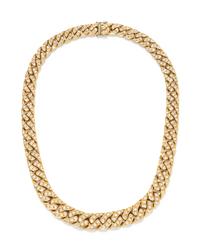 YELLOW GOLD AND DIAMOND NECKLACE