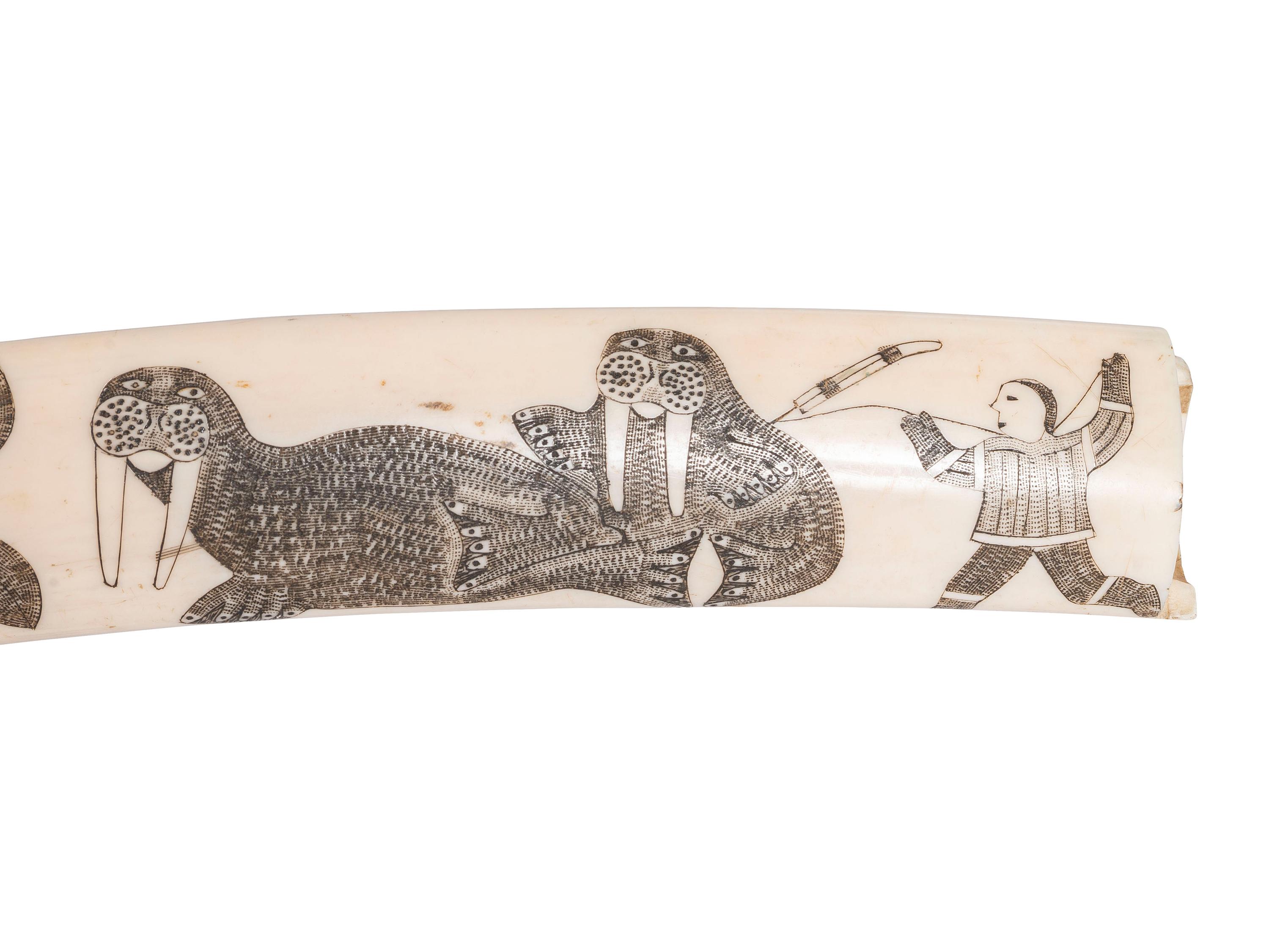 Iñupiat Decorated Cribbage Boards
